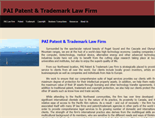 Tablet Screenshot of pailaw.com